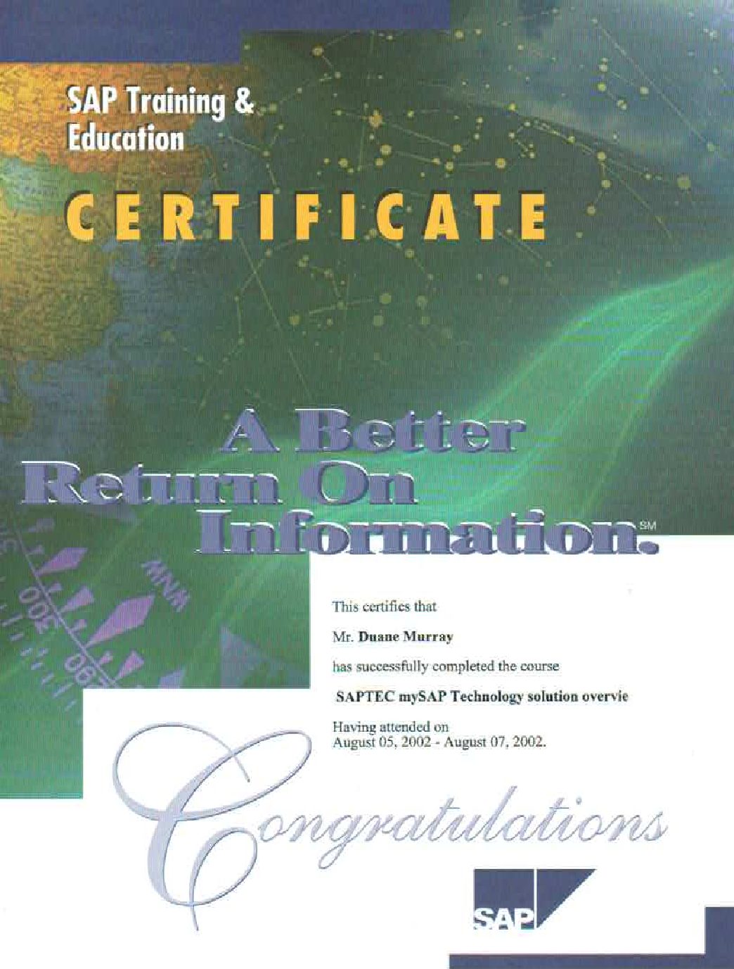 SAPTEC mySAP Technology Solutions